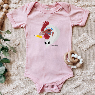 Nerdy Chicken One Piece/T-Shirt (Newborn - Youth XL) - Multiple Colors!