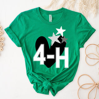 4-H Hearts and Stars– Bella Canvas T-Shirt