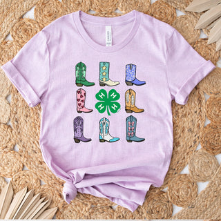 4-H Boots– Bella Canvas T-Shirt