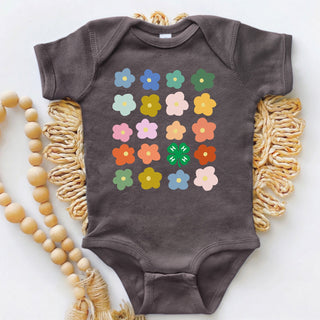 4-H Emblem Flower– Infant/Toddler/Youth