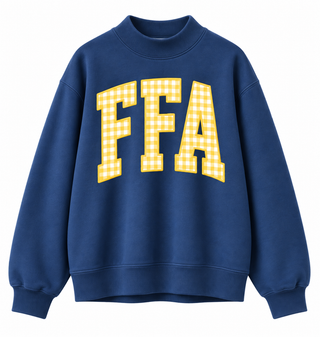 FFA Checkered - Multiple Colors - MOCK NECK