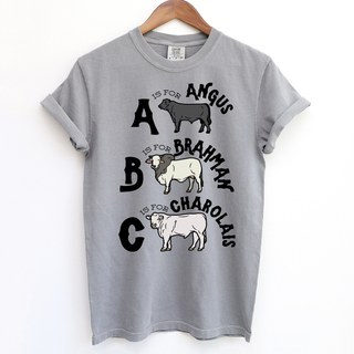 ABC Cattle Breeds – Comfort Colors T-Shirt