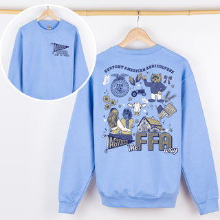 Agvocate The FFA Way – Front & Back - Crewneck