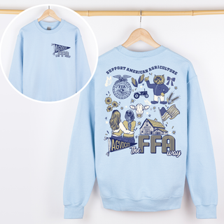 Agvocate The FFA Way – Front & Back - Crewneck