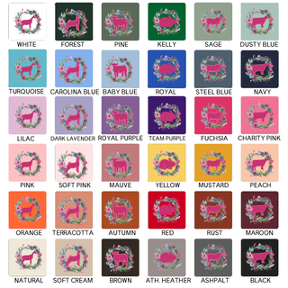 Cactus Wreath - Pick Your Animal – Bella Canvas T-Shirt