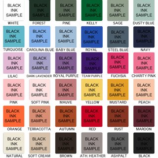 Proud To Teach Agriculture Black Ink  – Bella Canvas T-Shirt