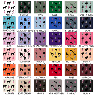 CHEETAH BOLT ANIMALS - CHOOSE YOUR ANIMAL - Bella Canvas T-Shirt