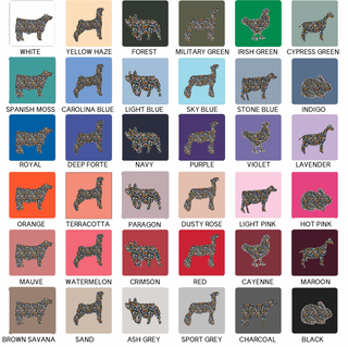 COLORFUL CHEETAH ANIMALS - CHOOSE YOUR ANIMAL – Crewneck