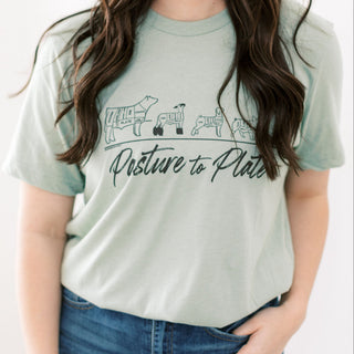$20 T-SHIRT TUESDAY - PASTURE TO PLATE – Bella Canvas T-Shirt