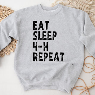 Eat Sleep 4-H Repeat– Crewneck