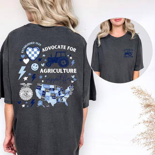 FFA Patchwork - Front & Back Comfort Colors T-Shirt
