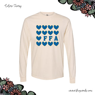 FFA hearts LONG SLEEVE T-Shirt (S-3XL) - Multiple Colors!