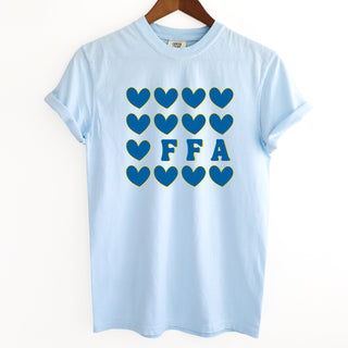 FFA Hearts ComfortWash/ComfortColor T-Shirt (S-4XL) - Multiple Colors!