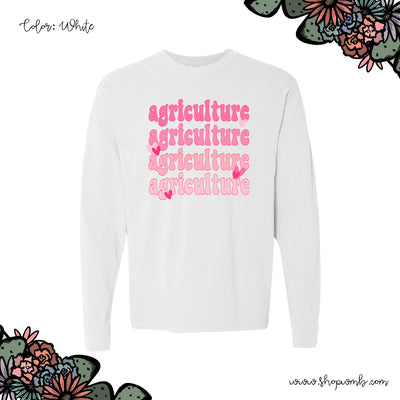 HEARTS AGRICULTURE VALENTINES LONG SLEEVE T-Shirt (S-3XL) - Multiple Colors!