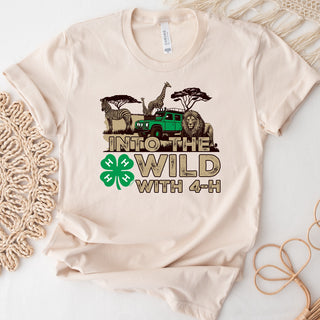 In To The Wild With 4-H– Bella Canvas T-Shirt