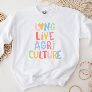 Long Live Agriculture Colorful – Crewneck