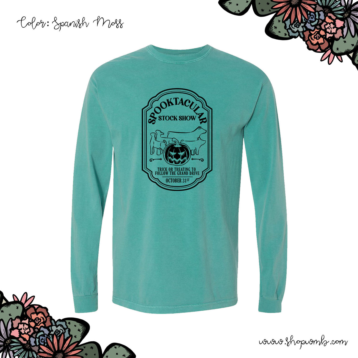 Spooky Stockshow LONG SLEEVE T-Shirt (S-3XL) - Multiple Colors!