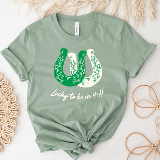 Lucky to be in 4-H– Bella Canvas T-Shirt