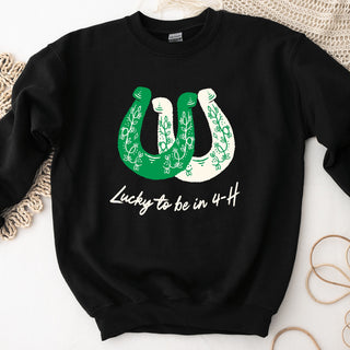 Lucky to be in 4-H– Crewneck