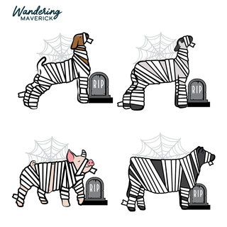 Mummy Animals-CHOOSE YOUR ANIMAL– Crewneck