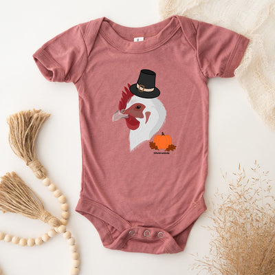 FALL CHICKEN One Piece/T-Shirt (Newborn - Youth XL) - Multiple Colors!