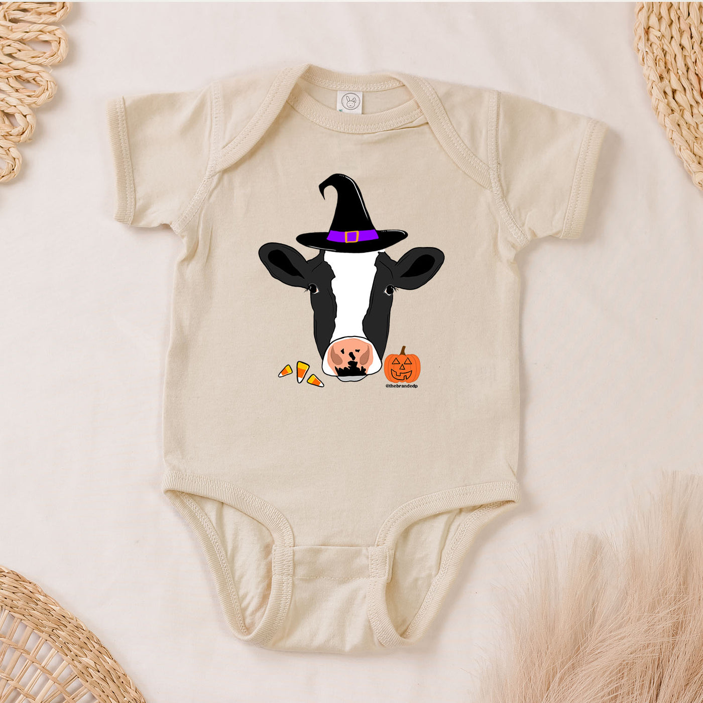 Halloween Dairy Cow One Piece/T-Shirt (Newborn - Youth XL) - Multiple Colors!