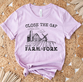Close the Gap from Farm to Fork New– Bella Canvas T-Shirt