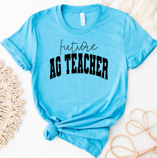 Future Ag Teacher Black Ink  – Bella Canvas T-Shirt
