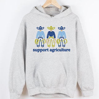 Blue Cowboys - Support Agriculture –– Hoodie