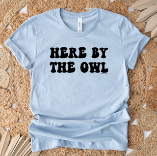 Groovy Here By The Owl Black Ink  – Bella Canvas T-Shirt