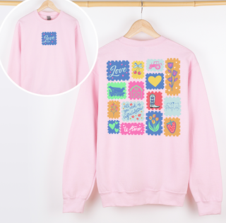 LOVE STAMP - SALE CREWNECK