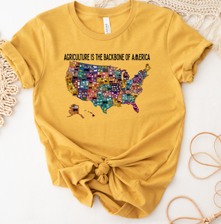 RTS -  Map USA Backbone Of Ag Tee