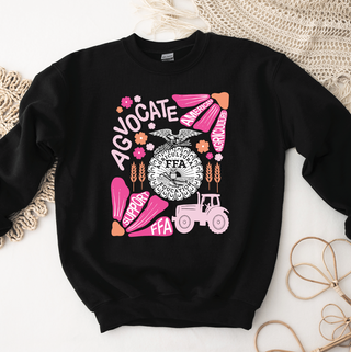 Support FFA Floral Crewneck (S-3XL) - Multiple Colors!