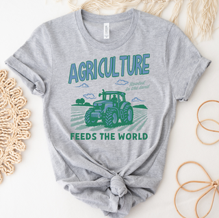 RTS - Agriculture Feeds The World Grey Tee