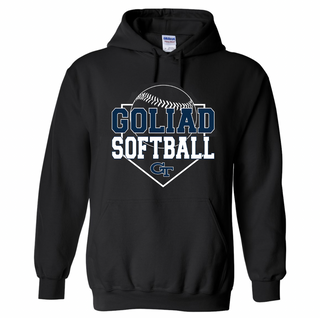 Goliad Softball - FRONT ONLY - Crewneck and Hoodie - Youth and Adult