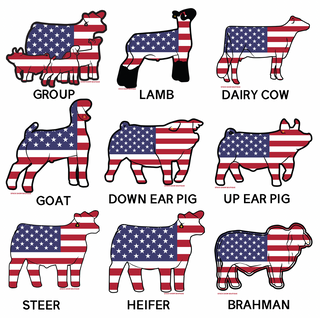 Patriotic Animals - PICK YOUR SPECIES – Bella Canvas T-Shirt