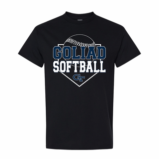 Goliad Softball - FRONT ONLY - Cotton Tee - Youth and Adult