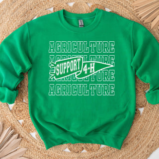Support 4-H Pennant– Crewneck