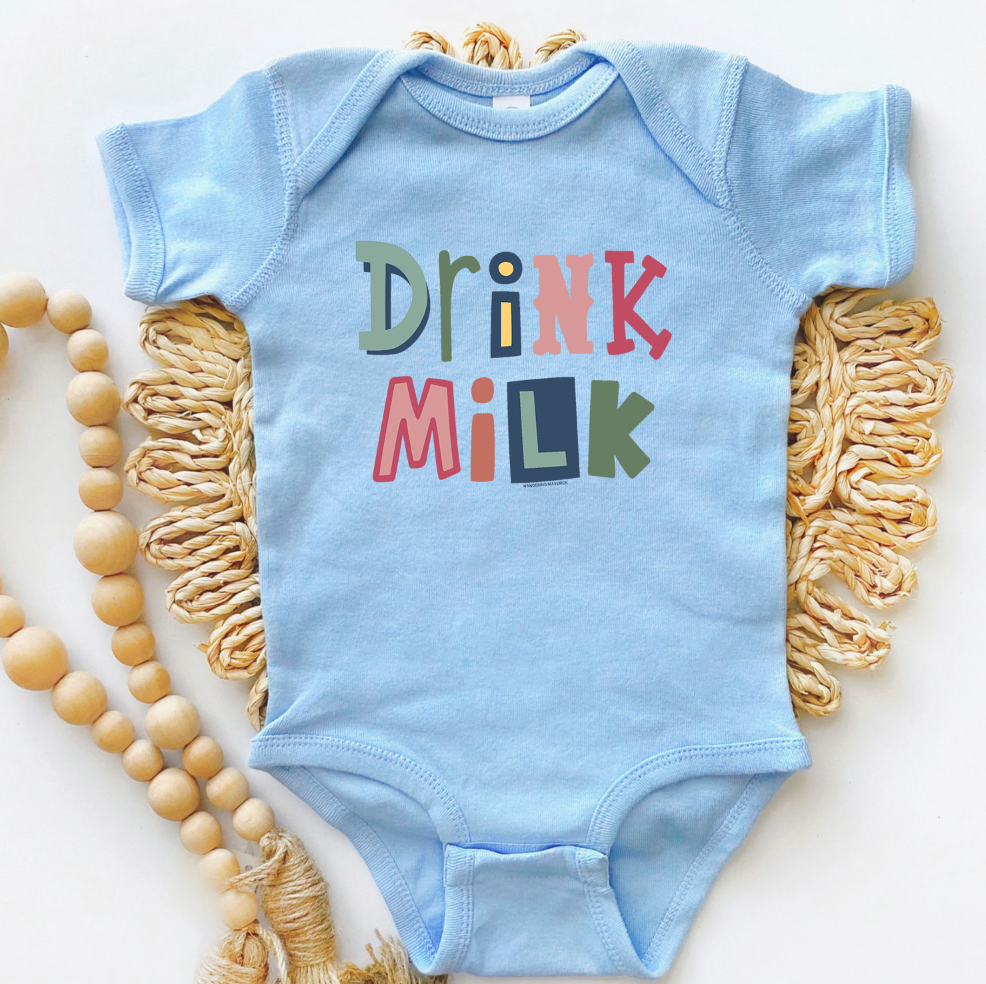 Magazine Drink Milk One Piece/T-Shirt (Newborn - Youth XL) - Multiple Colors!