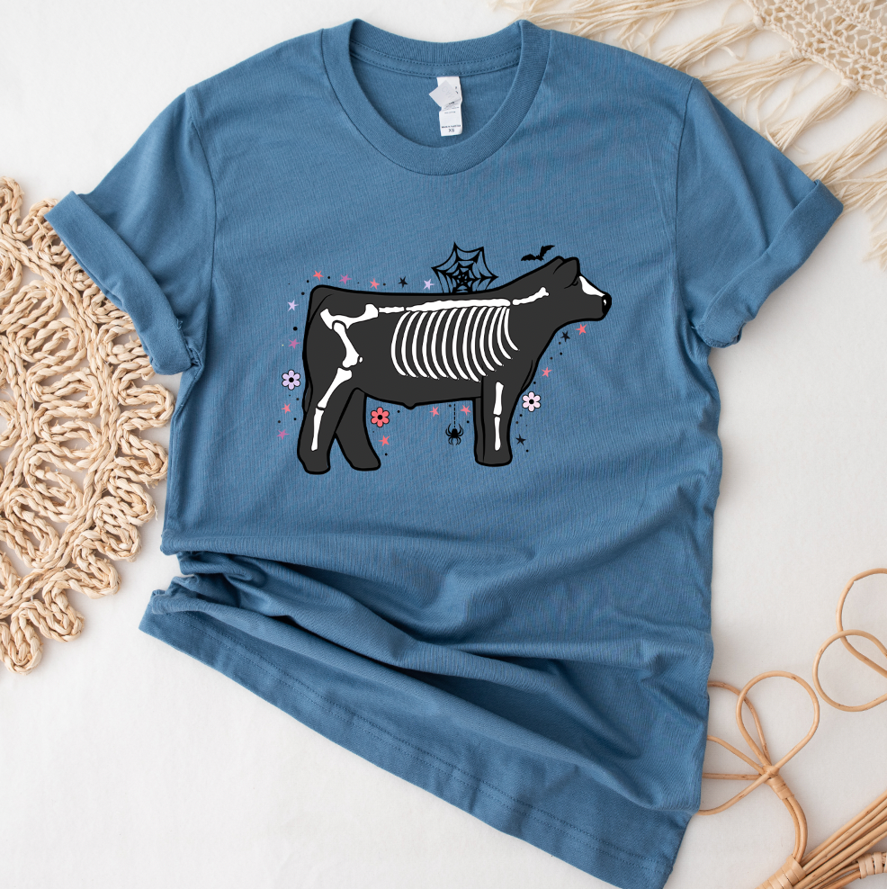 Skeleton Steer T-Shirt (XS-4XL) - Multiple Colors!