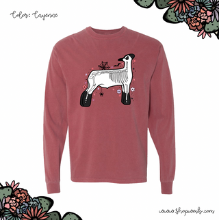 Skeleton Lamb LONG SLEEVE T-Shirt (S-3XL) - Multiple Colors!