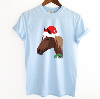 Christmas Spirit Horse ComfortWash/ComfortColor T-Shirt (S-4XL) - Multiple Colors!