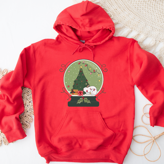 Green Snow Globe Rabbit Hoodie (S-3XL) Unisex - Multiple Colors!