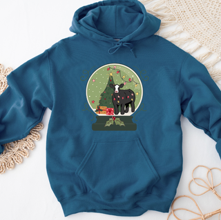 Green Snow Globe Cattle Hoodie (S-3XL) Unisex - Multiple Colors!