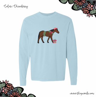 Elf Horse LONG SLEEVE T-Shirt (S-3XL) - Multiple Colors!