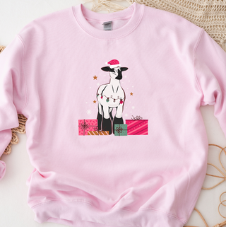 Christmas Present Lamb Crewneck (S-3XL) - Multiple Colors!