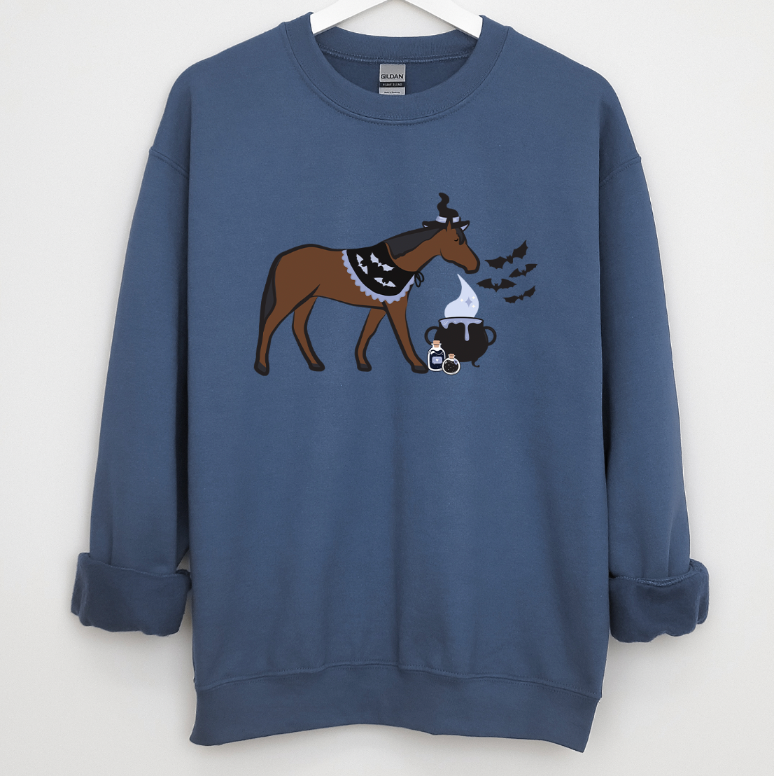 Witch Horse Crewneck (S-3XL) - Multiple Colors!