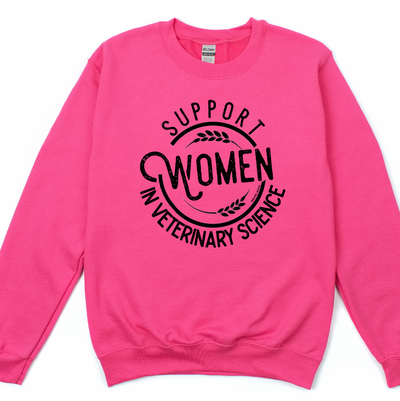 Support Women in Veterinary Science Crewneck (S-3XL) - Multiple Colors!