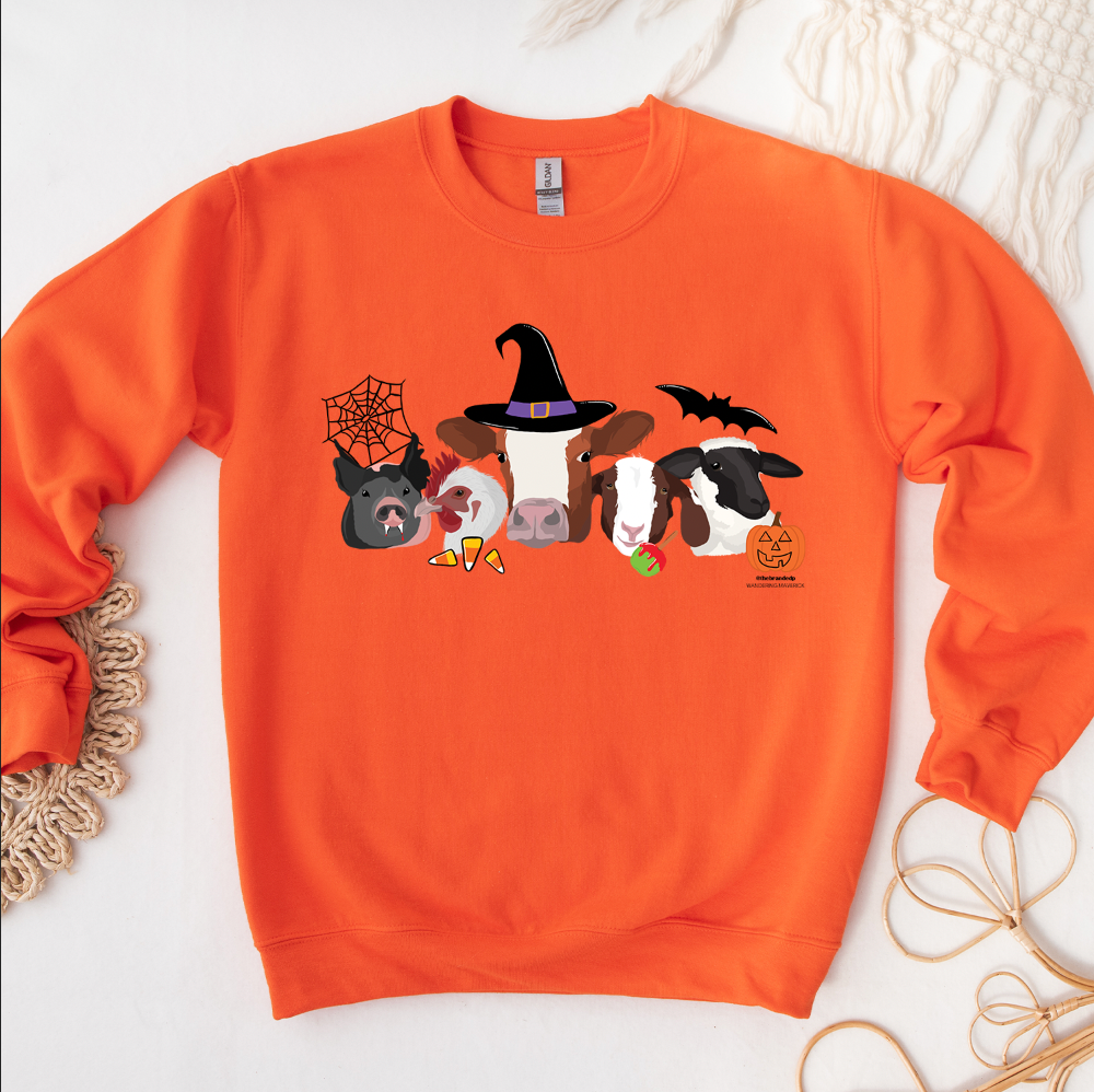 Halloween Herd Crewneck (S-3XL) - Multiple Colors!