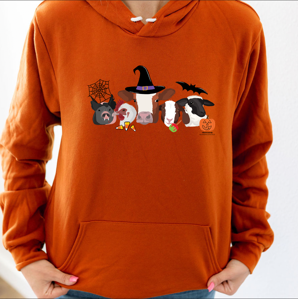 Halloween Herd Hoodie (S-3XL) Unisex - Multiple Colors!